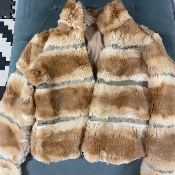 Real Rabbit fur jacket - Picture 2 of 3